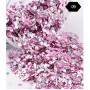 Decor pentru unghii NADP044UU Paiete hexagonale metalizate pentru decor unghii, Cod PSU 09